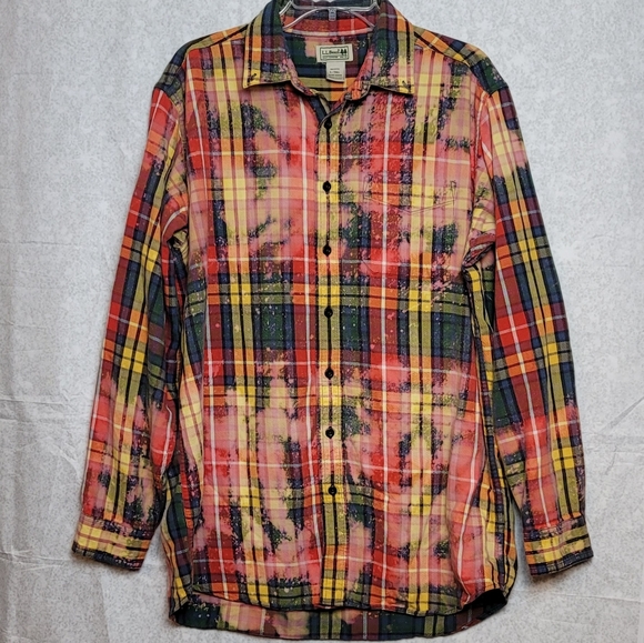 SOLD L.L. Bean Flannel Shirt - Picture 8 of 9